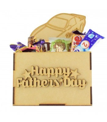 Laser Cut Fathers Day Hamper Treat Boxes - Racing Car